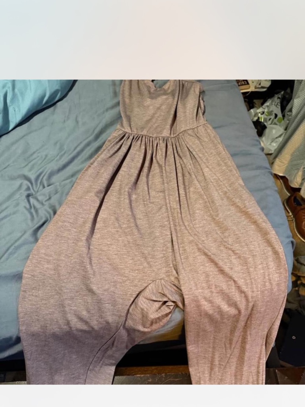 Women's Sleeveless Mauve Jumpsuit